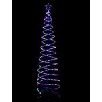 2.1M LED Double Spiral Tree Multi Colour Christmas Display